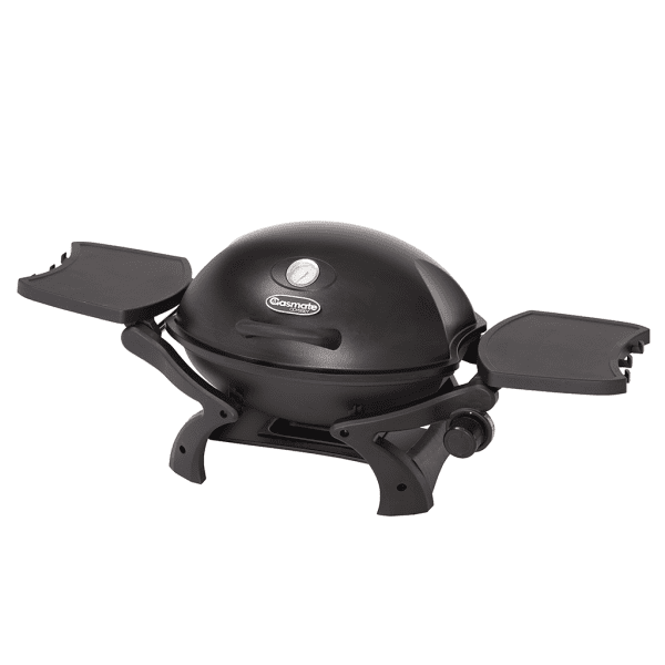 the Gasmate Odyssey1 1 burner portable BBQ is perfect on a tabletop, stand or trolley.