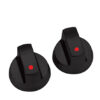 Gasmate Bbq Control Knobs - Black