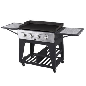 The Gasmate Tellus 4 Burner Gas BBQ for catering and large groups
