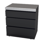 Gasmate Galaxy Black BBQ 3 Drawer Module