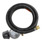 GASMATE QCC 2.0KG REGULATOR WITH 1500MM HOSE OUTLET 5/8" UNF