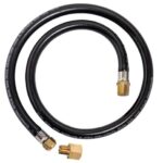 GAS BBQ HOSE 900MM
3/8" BSP-M & 1/4" BSP-F CONNECTIONS