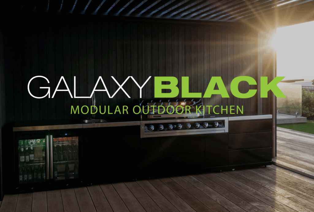 gasmate outdoor kitchens 1 galaxy black modular outdoor kitchen nz