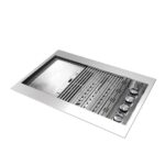 Gasmate Soho Drop-In 4 Burner BBQ with Flat Lid