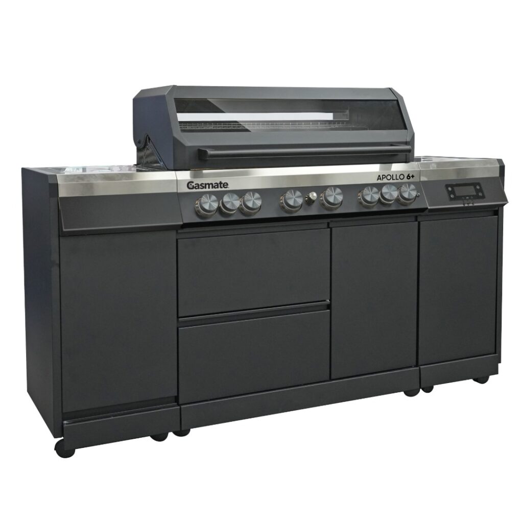 gasmate apllo 6 burner kitchen bbq BQ3080BLK