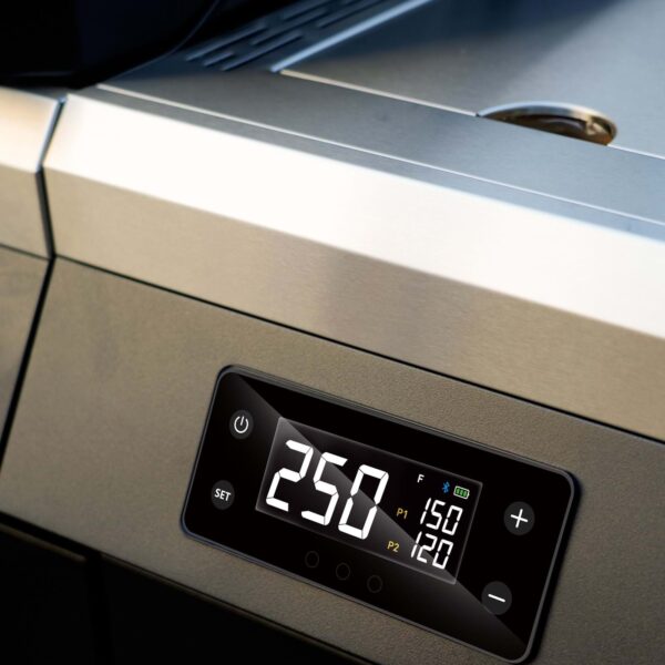 gasmate apollo 6 burner bbq kitchen digital panel insitu