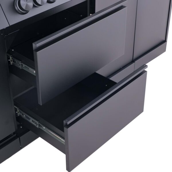 gasmate apollo 6 burner bbq kitchen drawers