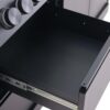 gasmate apollo 6 burner bbq kitchen drawers close up