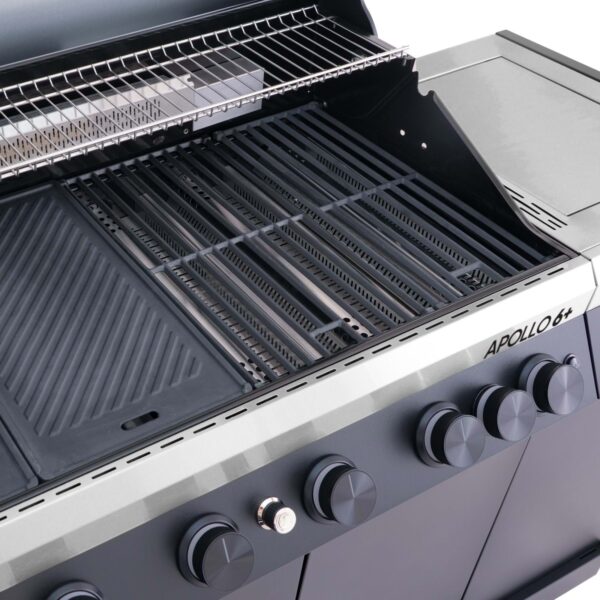 gasmate apollo 6 burner bbq kitchen grill