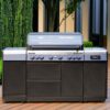 gasmate apollo 6 burner bbq kitchen insitu