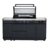 gasmate apollo 6 burner bbq kitchen open