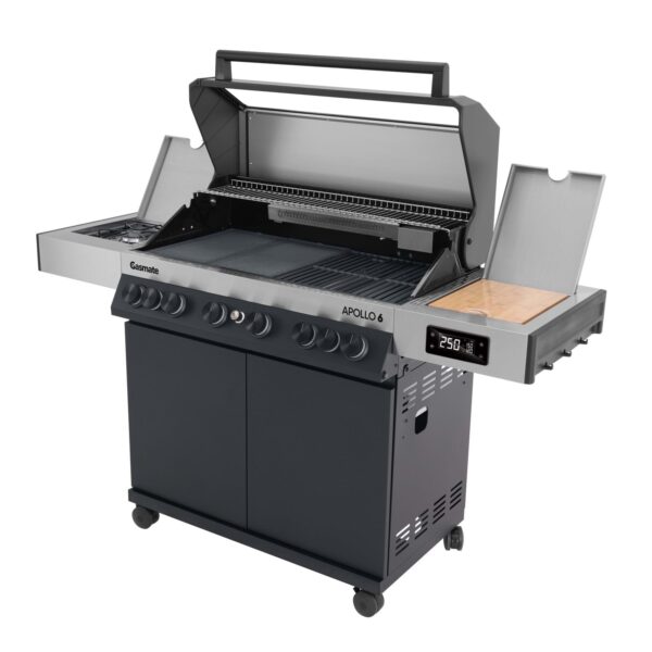 gasmate apollo 6 burner bbq open